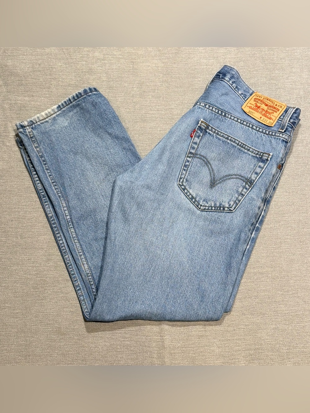 Levi's Light Wash Men's Straight Jeans